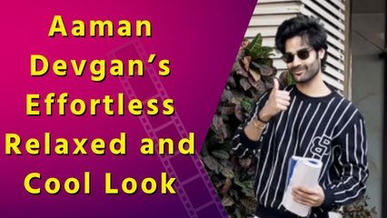 Aaman Devgan Spotted at Ajay Devgn's Juhu Office