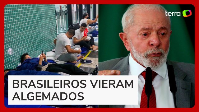 Lula manda retirar algemas e determina que FAB conclua voo com brasileiros deportados dos EUA