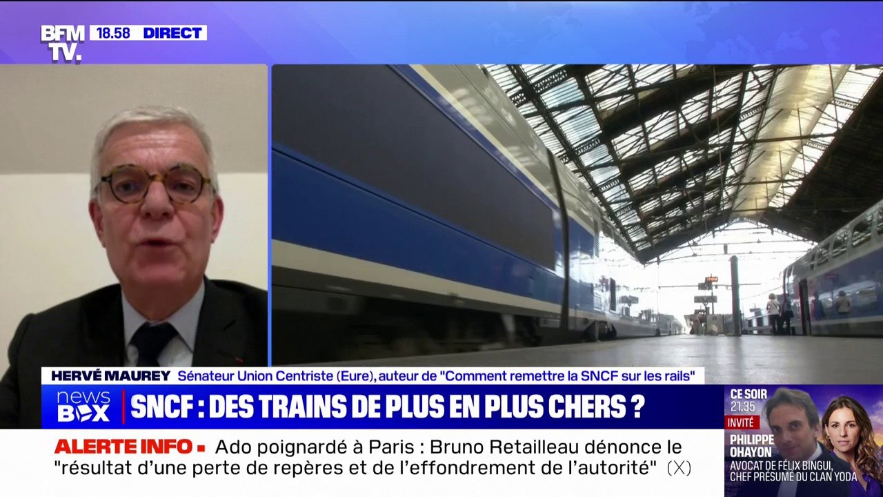 Hervé Maurey (sénateur Union Centriste), sur la SNCF: "Le principal responsable des problèmes ferroviaires dans ce pays, c'est l'État"