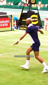 Quand un match de tennis devient un match de foot #sport #tennis