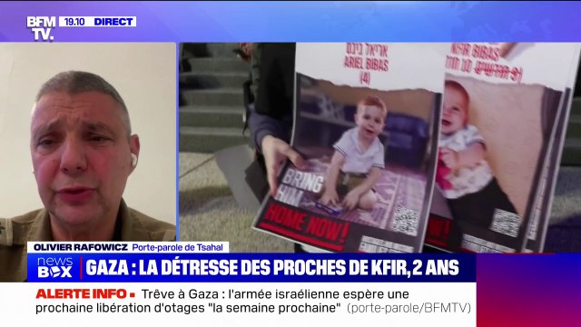 Olivier Rafowicz (porte-parole de Tsahal): Nous voulons garder une lueur d'espoir pour Kfir Bibas, le plus jeune otage israélien du Hamas