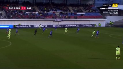 La obra de arte de Guille Fernández en el partido contra el Ourense