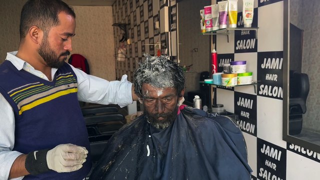 Unbelievable Hair Makeover - Lice Infested to Clean & Stylish - ASMR