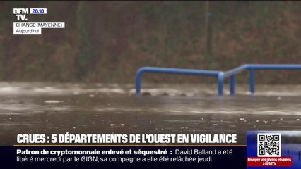 "Tout est dans l'eau": en Ile-et-Vilaine et en Mayenne, les habitants assistent impuissants à l'augmentation du niveau de l'eau
