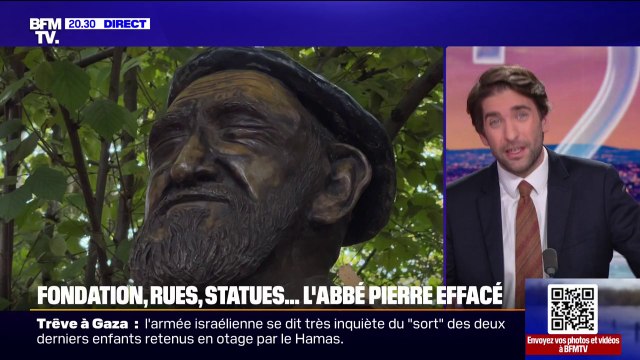 L'ENQUÊTE DU 20H - Fondation, rues, statues... l'Abbé Pierre effacé