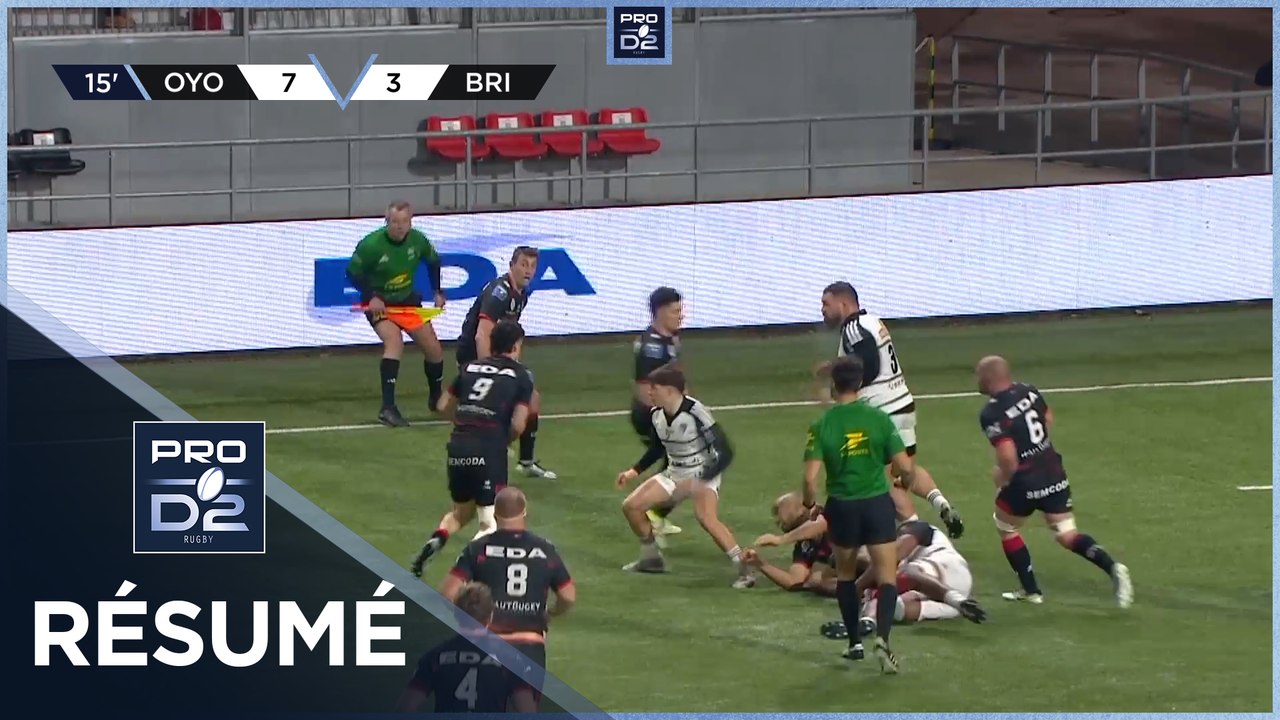 PRO D2 Saison 2024-2025 J18 - Résumé Oyonnax Rugby - CA Brive