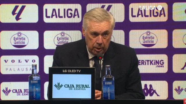 Rueda de prensa de Carlo Ancelotti tras Valladolid vs Real Madrid
