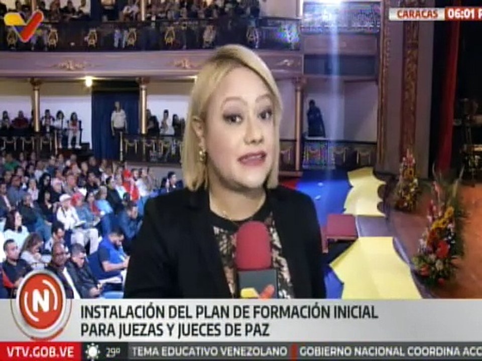 Caracas I Con charlas, talleres y actividades prácticas los jueces de paz recibieron formación