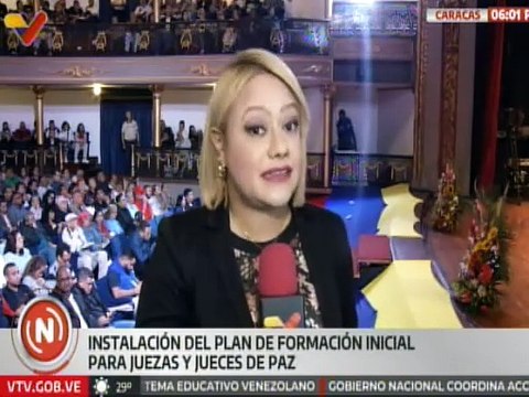 Caracas I Con charlas, talleres y actividades prácticas los jueces de paz recibieron formación