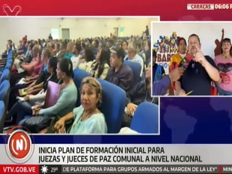 Caracas | Jueces y juezas de paz comunal de la pqa. El Junquito participan en plan de formación