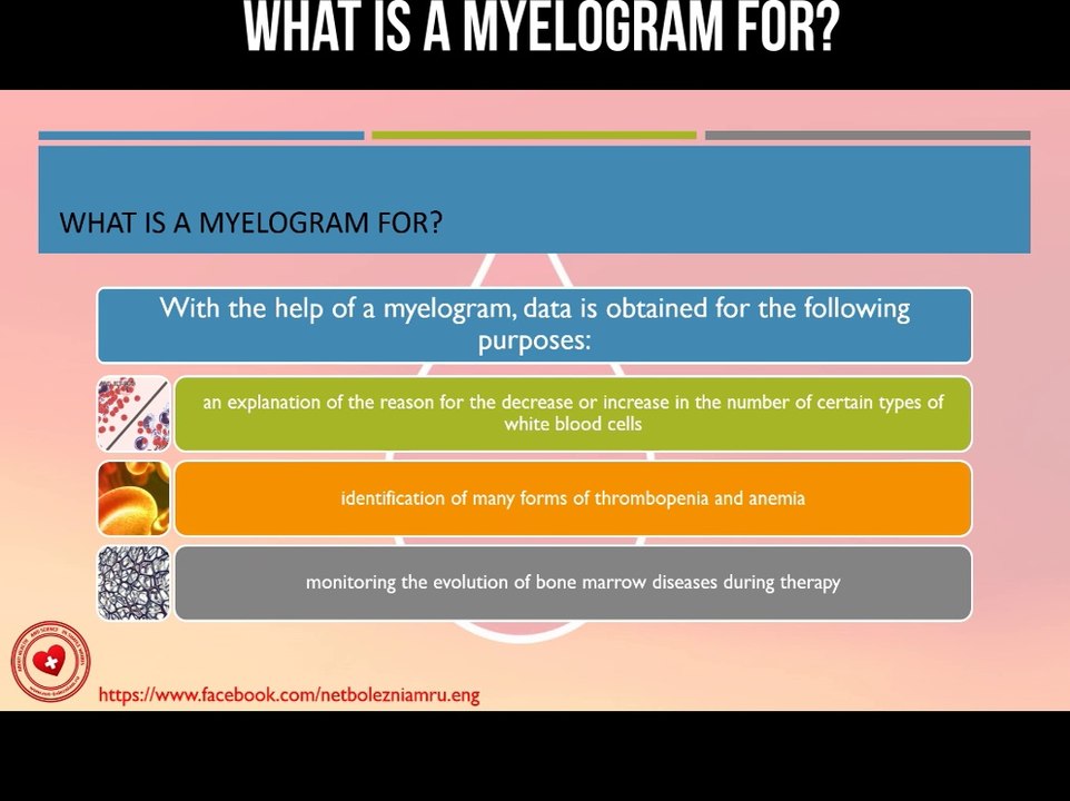 What is a myelogram for?