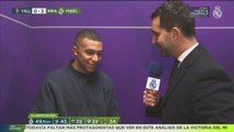 Mbappé en zona mixta tras su Hat-Trick ante el Valladolid