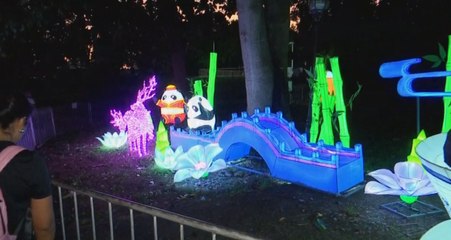 Realizan Festival de Linternas en el Parque Omar