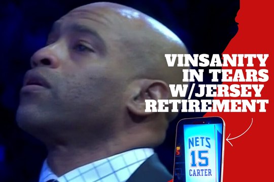 Vinsanity in tears! Special moment for Vince Carter