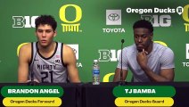 Oregon Ducks Forward Brandon Angel Talks Team's Depth