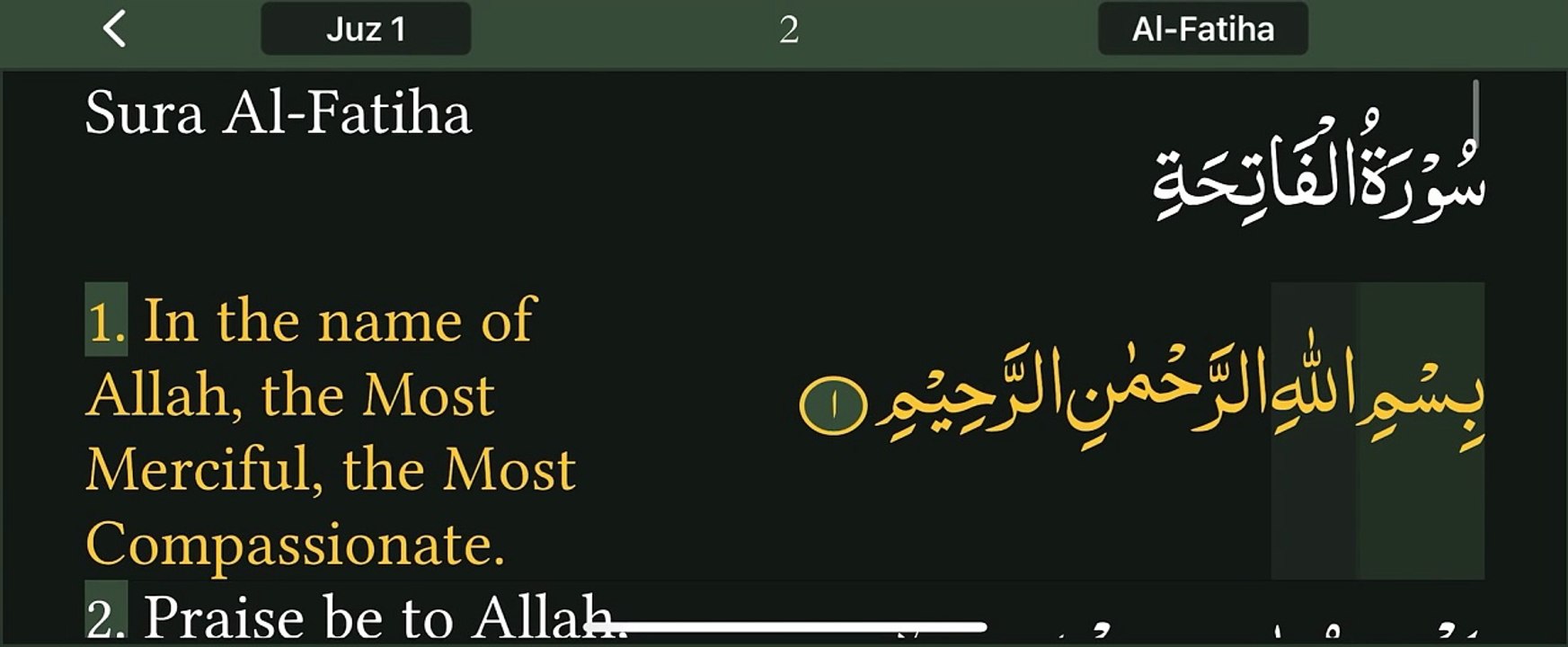 Read Qur’an everyday with naziaqaiser  Surah Alfateha -