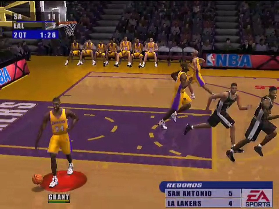 NBA Live 2001 online multiplayer - ps2