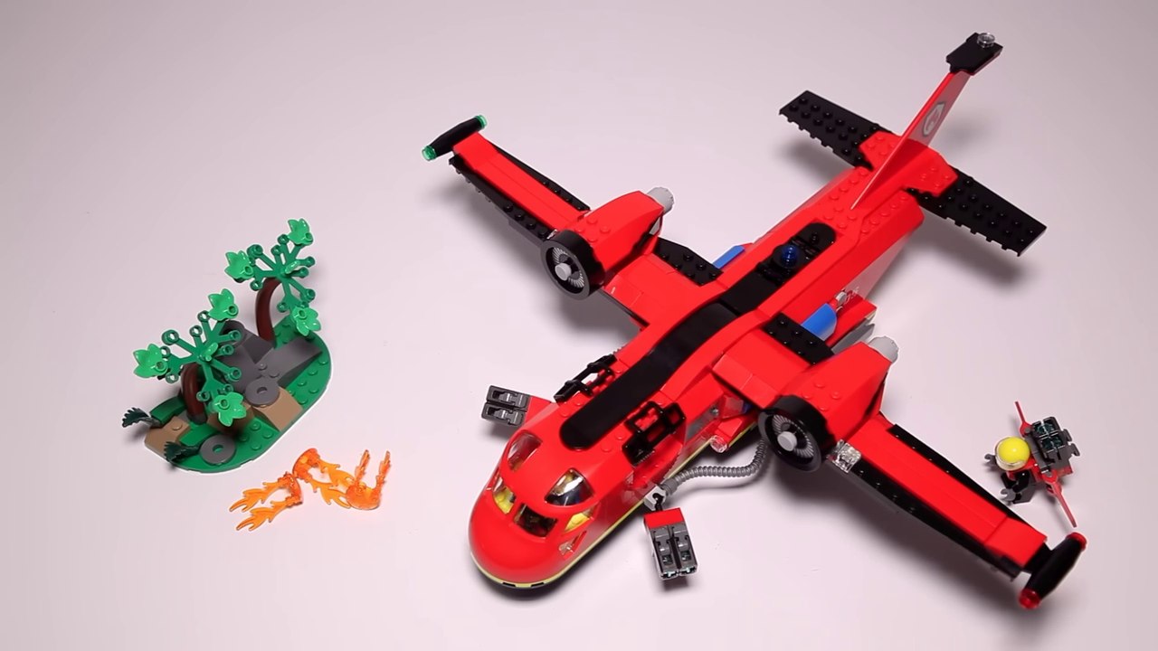 Lego City 60413 Fire Rescue Plane Speed Build