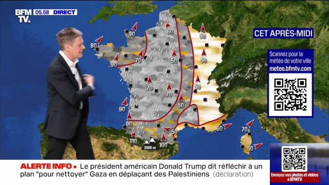Des vents très puissants sur toute la partie ouest de l'Hexagone avec des températures douces