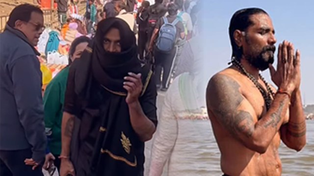 Mahakumbh 2025: Remo Dsouza Takes Holy Dip In Sangam Hiding Face Change Look Video, Public Reaction