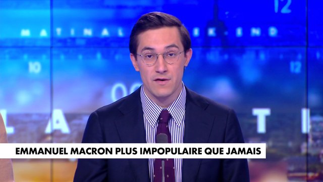 L'édito de Jules Torres : «Emmanuel Macron plus impopulaire que jamais»