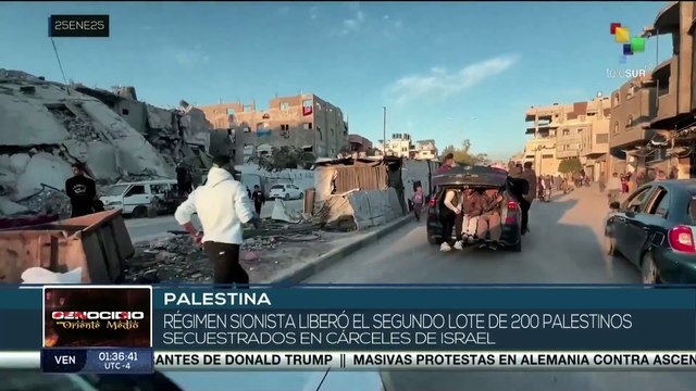 Régimen israelí liberó el segundo lote de 200 prisioneros palestinos