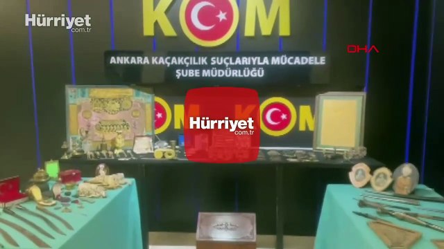 Tarihi eser kaçakçılığı operasyonu! 1,5 milyon TL değerinde 243 eser ele geçirildi