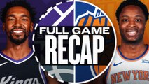 Game Recap: Knicks 143, Kings 120