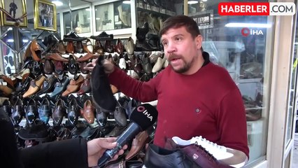 Kundura ustası Şaban Mungan: "Babamın mirasını yaşatıyorum"