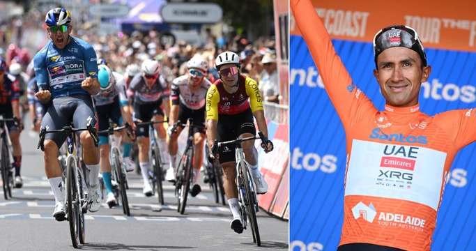 Cycling - Santos Tour Down Under 2025 - Resume and Highlights of Stage 6 with Welsford, Coquard, Narvaez...