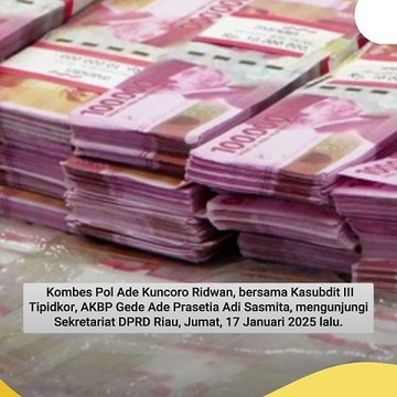 30 Pegawai DPRD Riau Kembalian Aliran Dana SPPD Fiktif, Total Sitaan Rp9,28 M