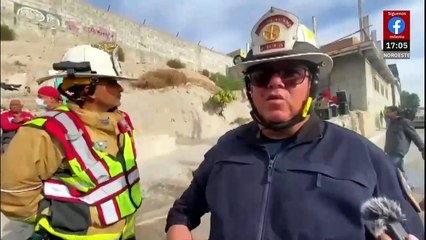 Incendio en asilo de Tijuana obliga al desalojo de 39 personas