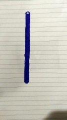 Bastone lungo blu fai da te per barbie