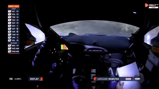 WRC 2025 Monte Carlo SS17 Munster Big Crash