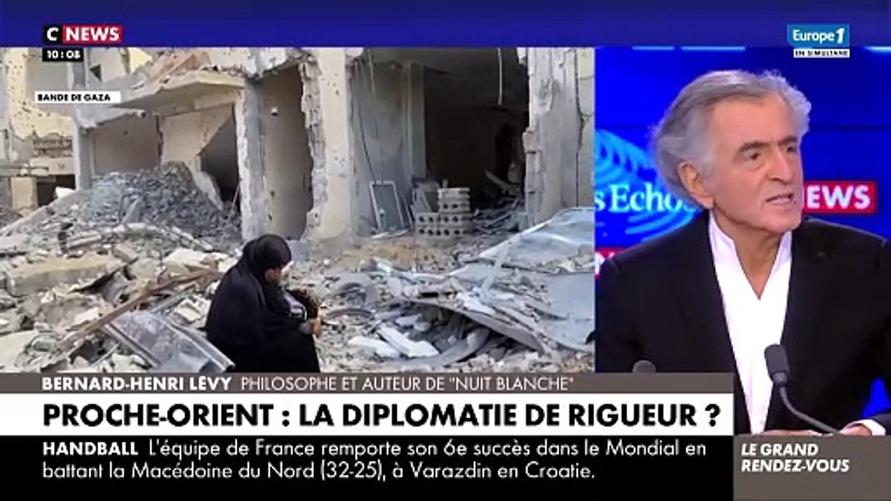 Le Grand Rendez-vous : «Il est essentiel que le Hamas soit détruit» assure Bernard-Henri Lévy