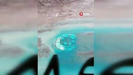 Yalova'da tedirgin eden olay: Rögardan mavi su çıktı