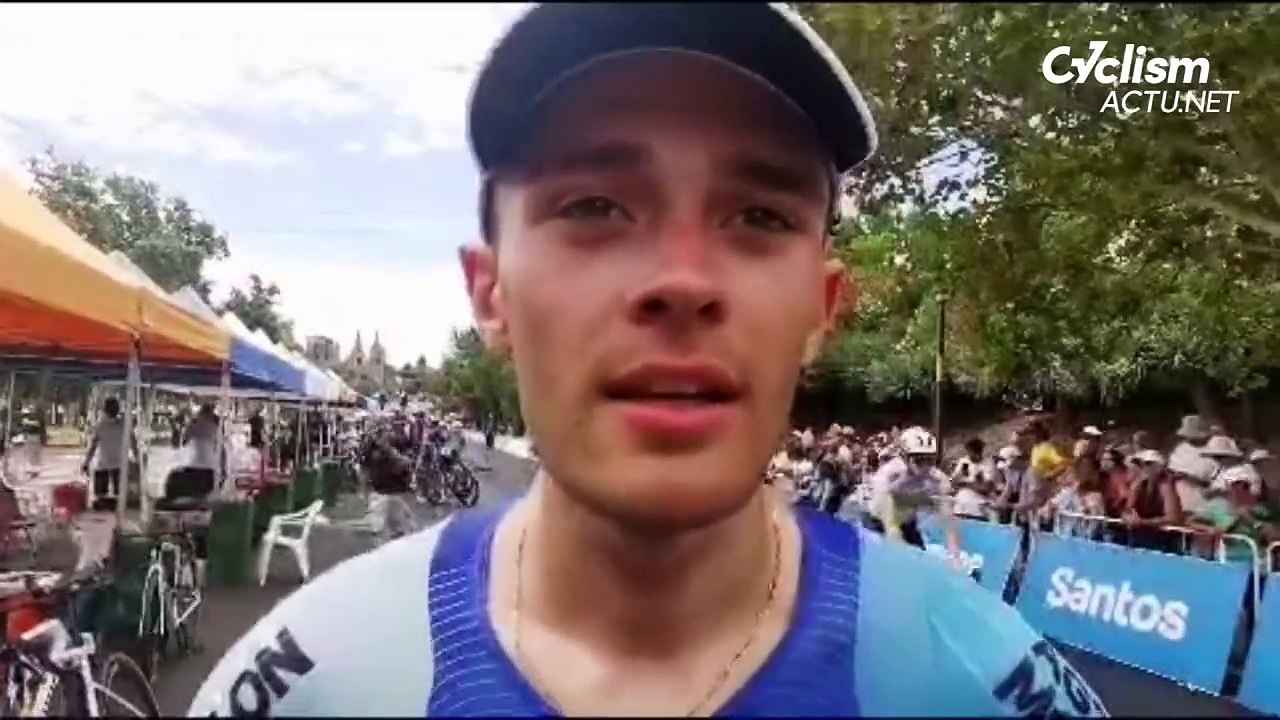 Cyclisme - Santos Tour Down Under 2025 - Bastien Tronchon : "J'ai fait les choses bien, et ça paye..."