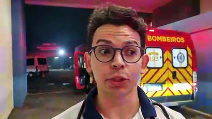 Homem esfaqueado estava com parte do intestino para fora, diz médico do Siate