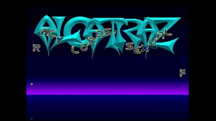 Amiga Cracktro Little Bob-Scroll By Alcatraz (1990)