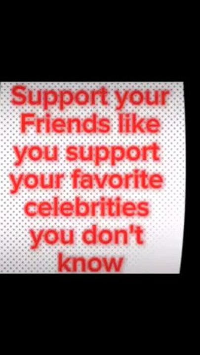 Support your Friends