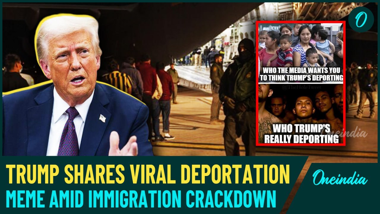 Trump Drops Shocking Deportation Meme| Online Frenzy Amid Trump’s War on Illegal Immigration