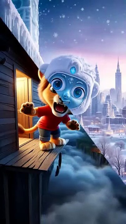 Sheru's floating house transform into ice House #shorts