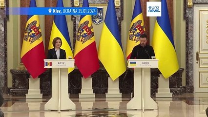 Sandu a Kiev, Zelensky: "Pronti a fornire carbone per alimentare la Transnistria"