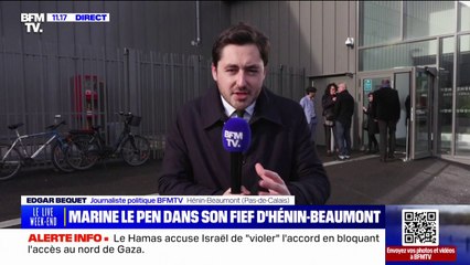 Marine Le Pen dans son fief d'Hénin-Beaumont pour les vœux de Steve Briois