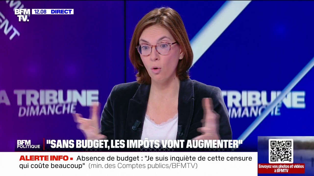 Budget: "Il faut réduire le déficit (...) sans augmenter les impôts, donc il faut faire des économies", déclare Amélie de Montchalin