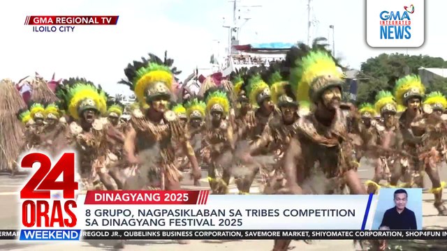 8 grupo, nagpasiklaban sa tribes competition sa Dinagyang Festival 2025 | 24 Oras Weekend