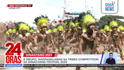 8 grupo, nagpasiklaban sa tribes competition sa Dinagyang Festival 2025 | 24 Oras Weekend