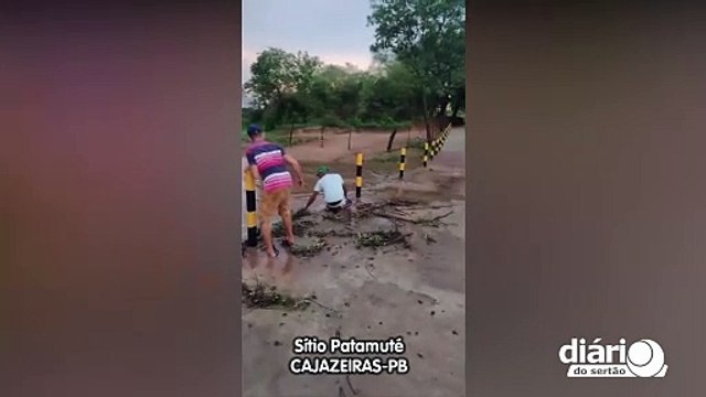 Região de Cajazeiras registra fortes chuvas e Inmet renova alerta para mais precipitações