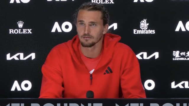 Tennis - Australian Open 2025 - Alexander Zverev : I serve better than Jannik, the rest he does better than me