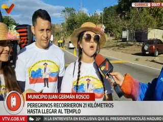 Guárico I Peregrinos de la Virgen de la Caridad realizaron caminata hasta el templo en San Sebastián